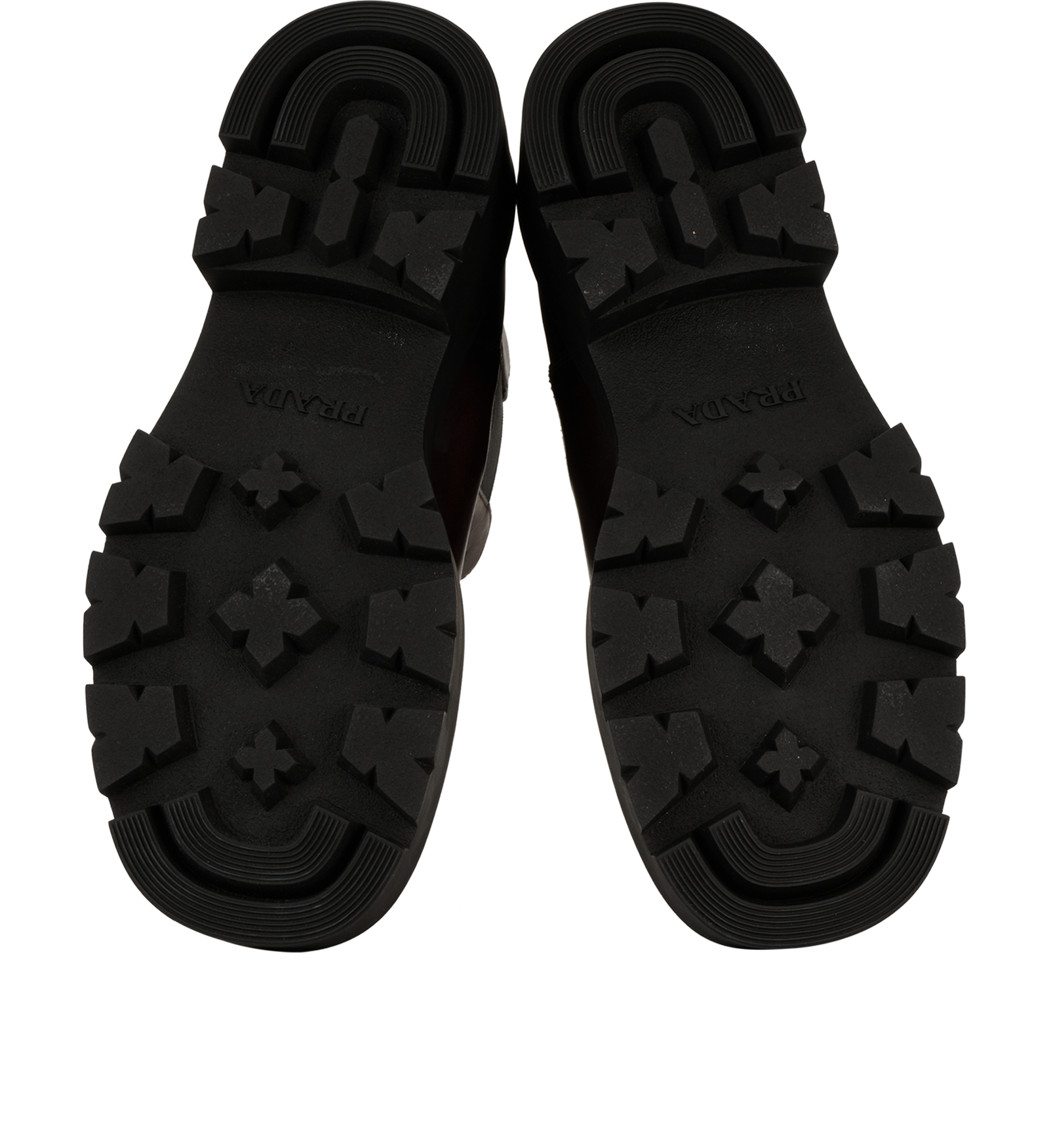 Prada Logo Chelsea Boots, &pound;595, Shoes, Brown, Leather, Top view