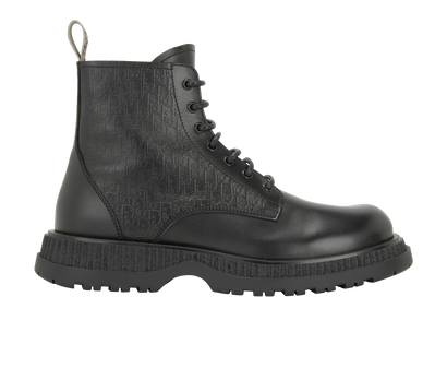 Christian Dior M-Buffalo Boot, &pound;495, Shoes, Black, Leather, Front view