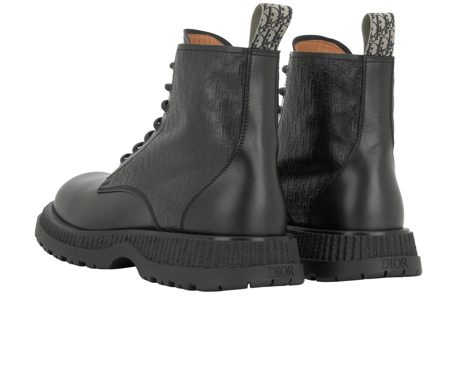 Christian Dior M-Buffalo Boot, &pound;495, Shoes, Black, Leather, Back view