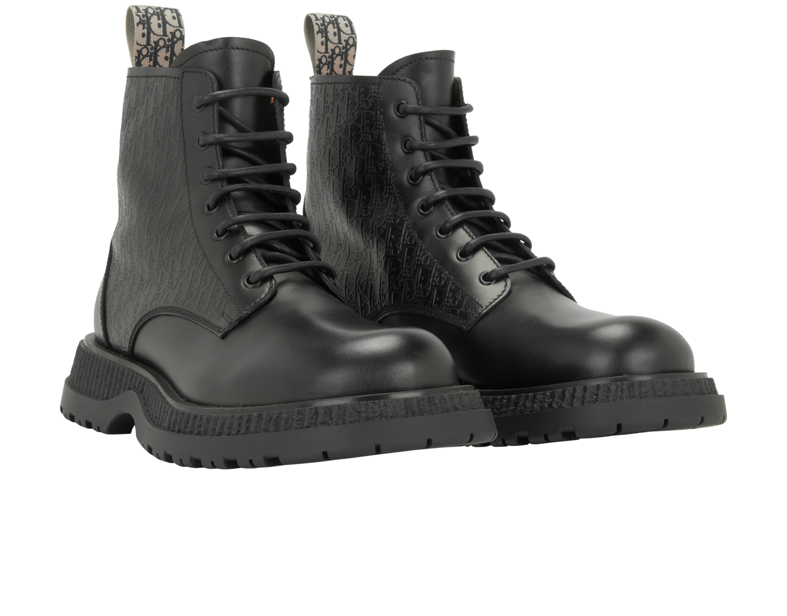 Christian Dior M-Buffalo Boot, &pound;495, Shoes, Black, Leather, Side view