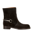 Gucci Horsebit Biker Boots, &pound;150, Shoes, Brown, Suede, Front view