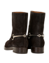 Gucci Horsebit Biker Boots, &pound;150, Shoes, Brown, Suede, Back view