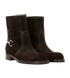 Gucci Horsebit Biker Boots, &pound;150, Shoes, Brown, Suede, Side view