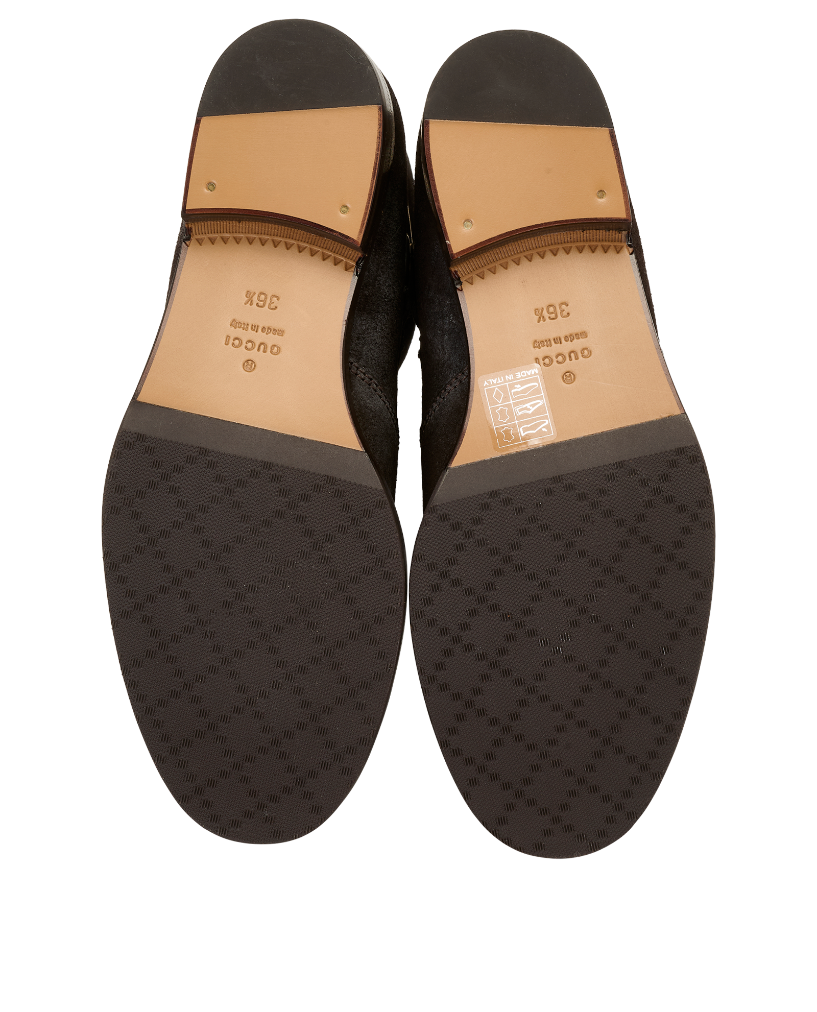 Gucci Horsebit Biker Boots, &pound;150, Shoes, Brown, Suede, Top view