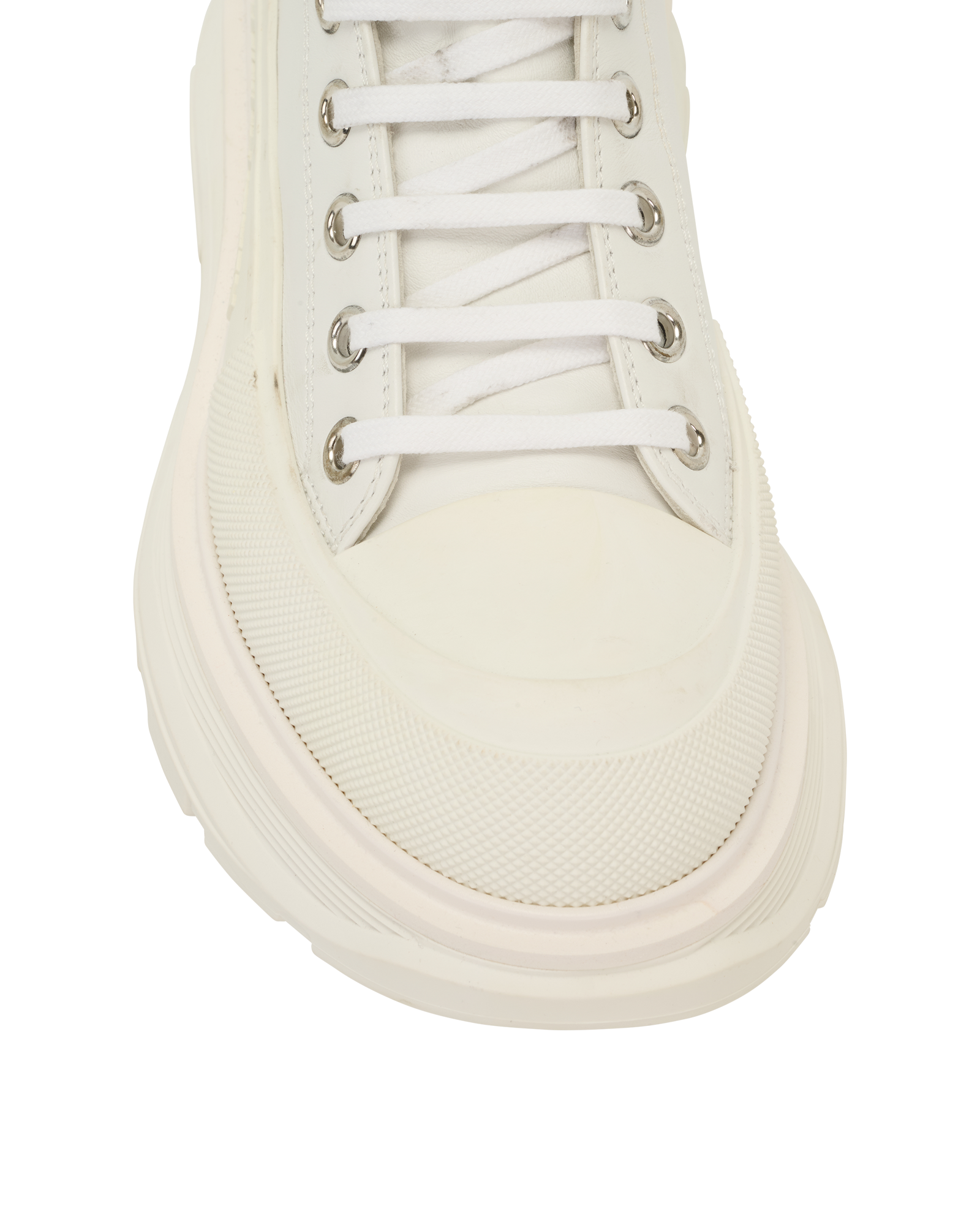 Alexander McQueen Tread Slick Boots, &pound;150, Shoes, White, Leather, Other view