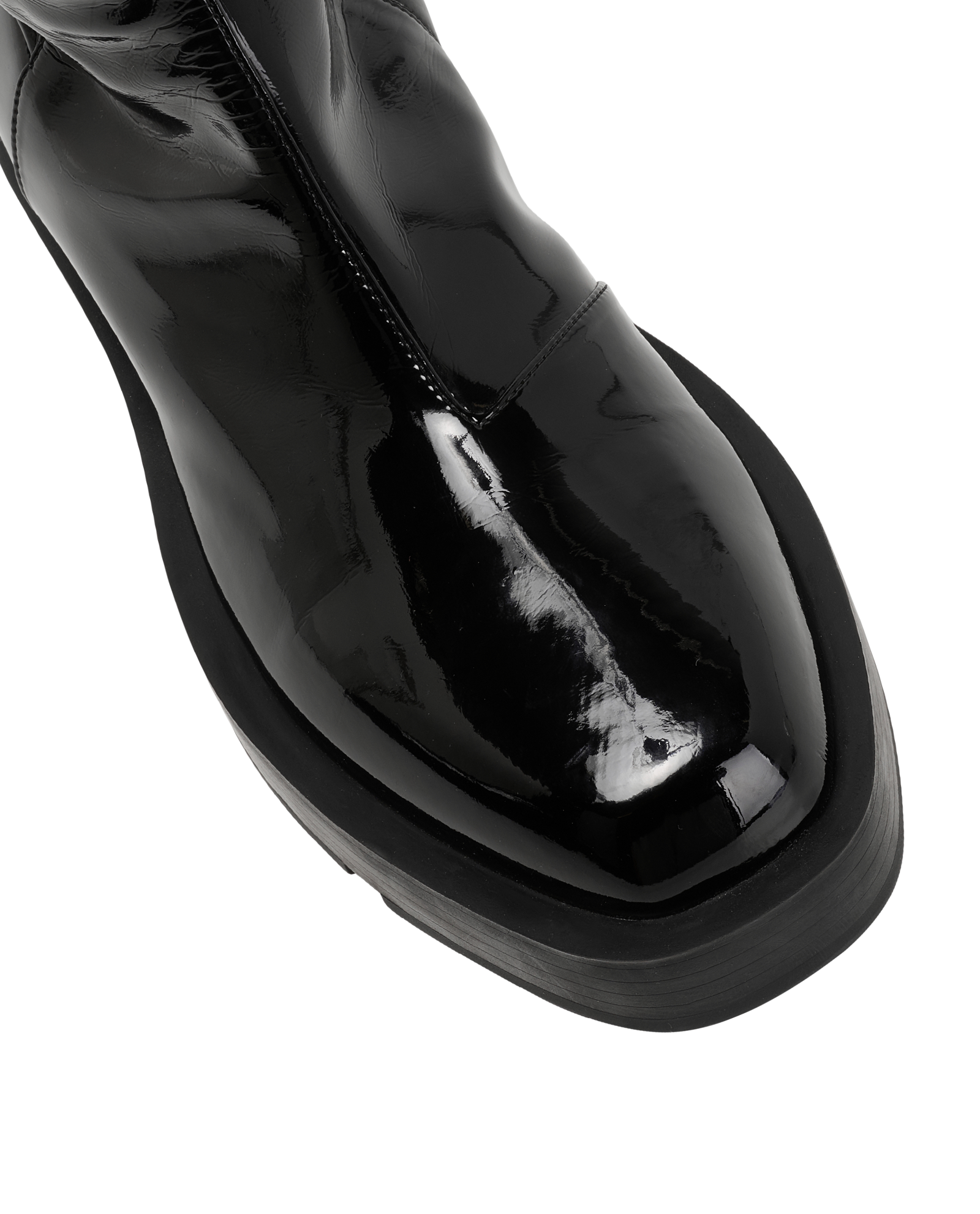 Givenchy Over The Knee Squared Boots, &pound;420, Shoes, Black, Leather, Other view