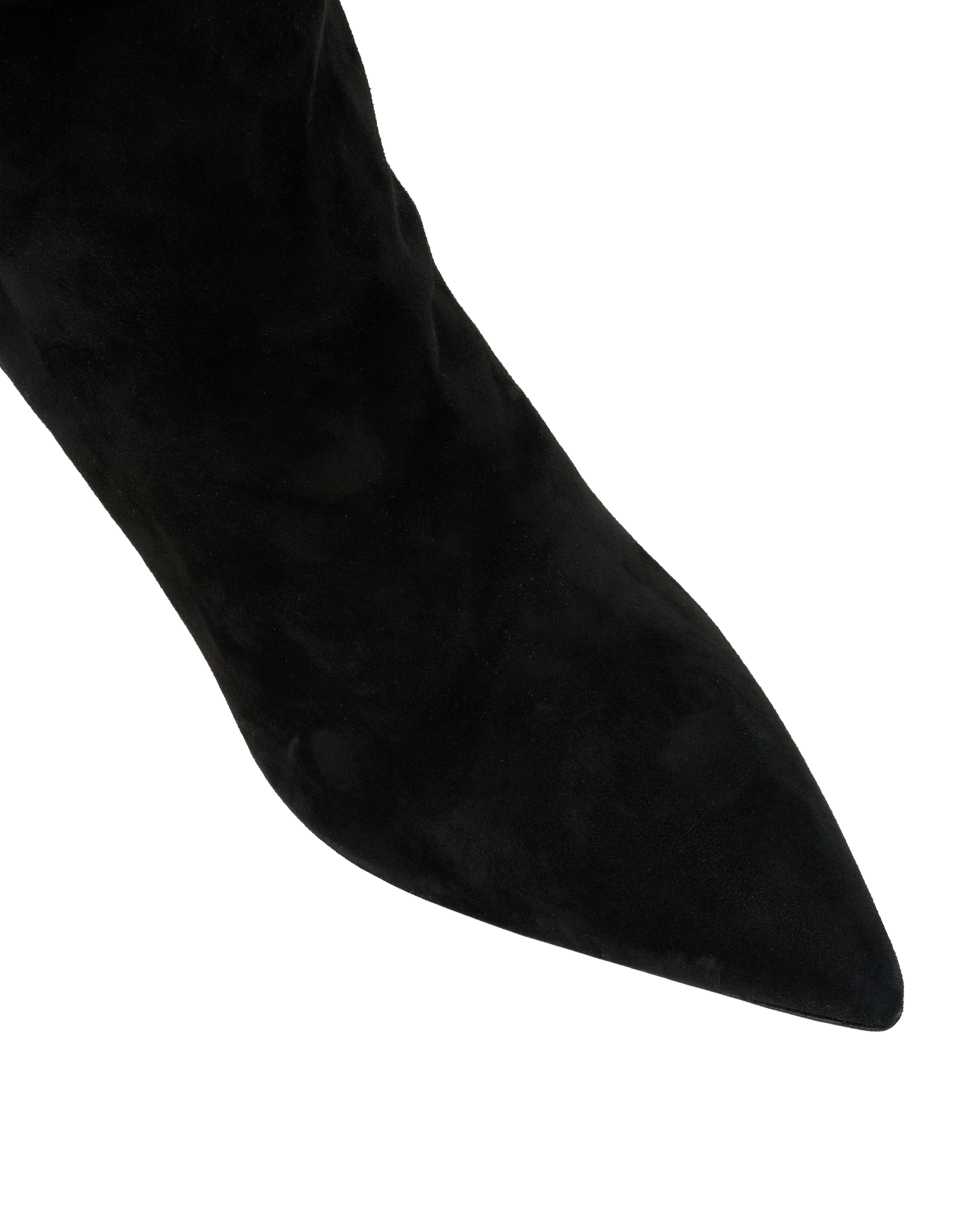 Prada Over The Knee Boots, &pound;320, Shoes, Black, Suede, Other view