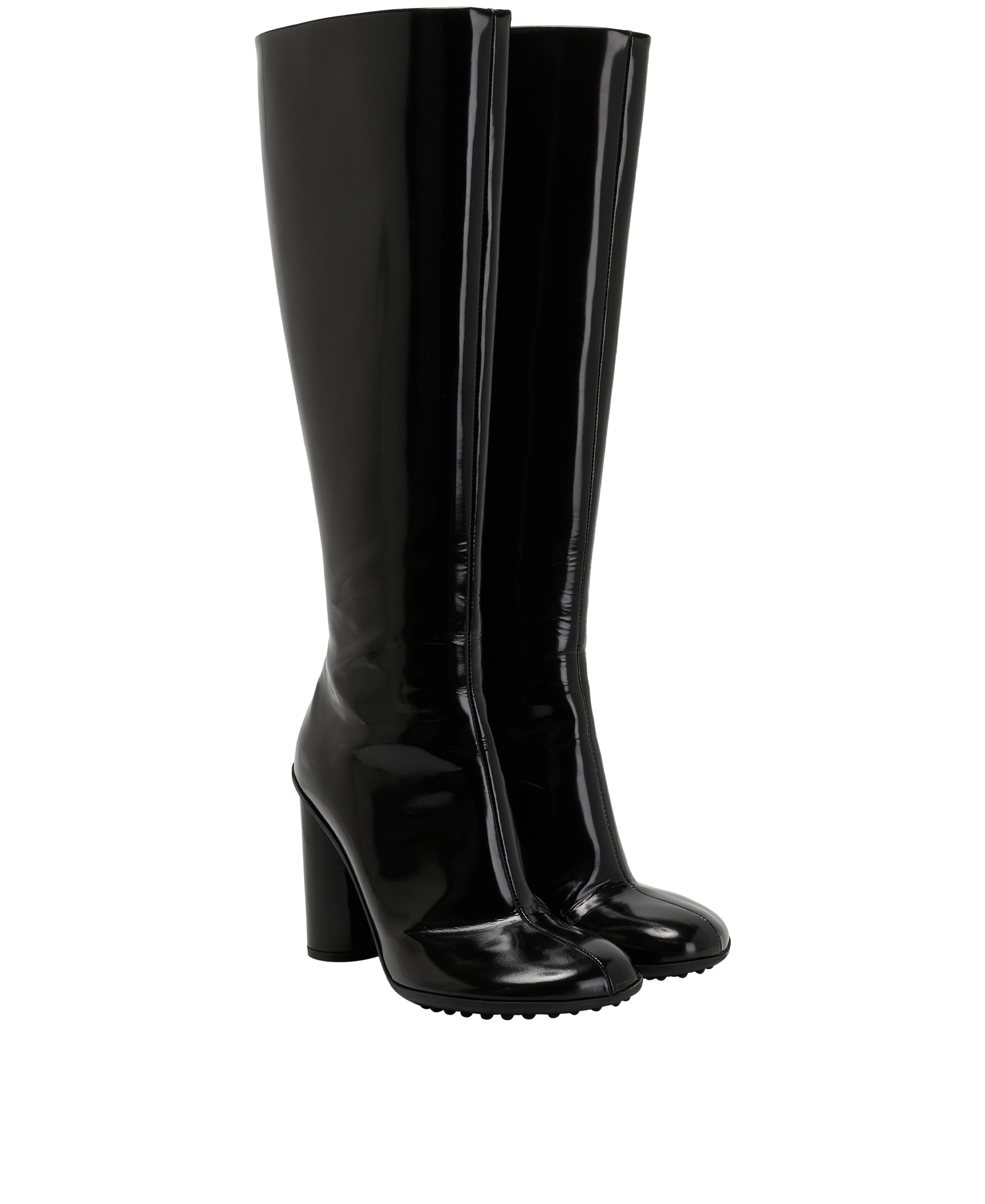 Bottega Veneta Atomic Boots, &pound;695, Shoes, Black, Leather, Side view