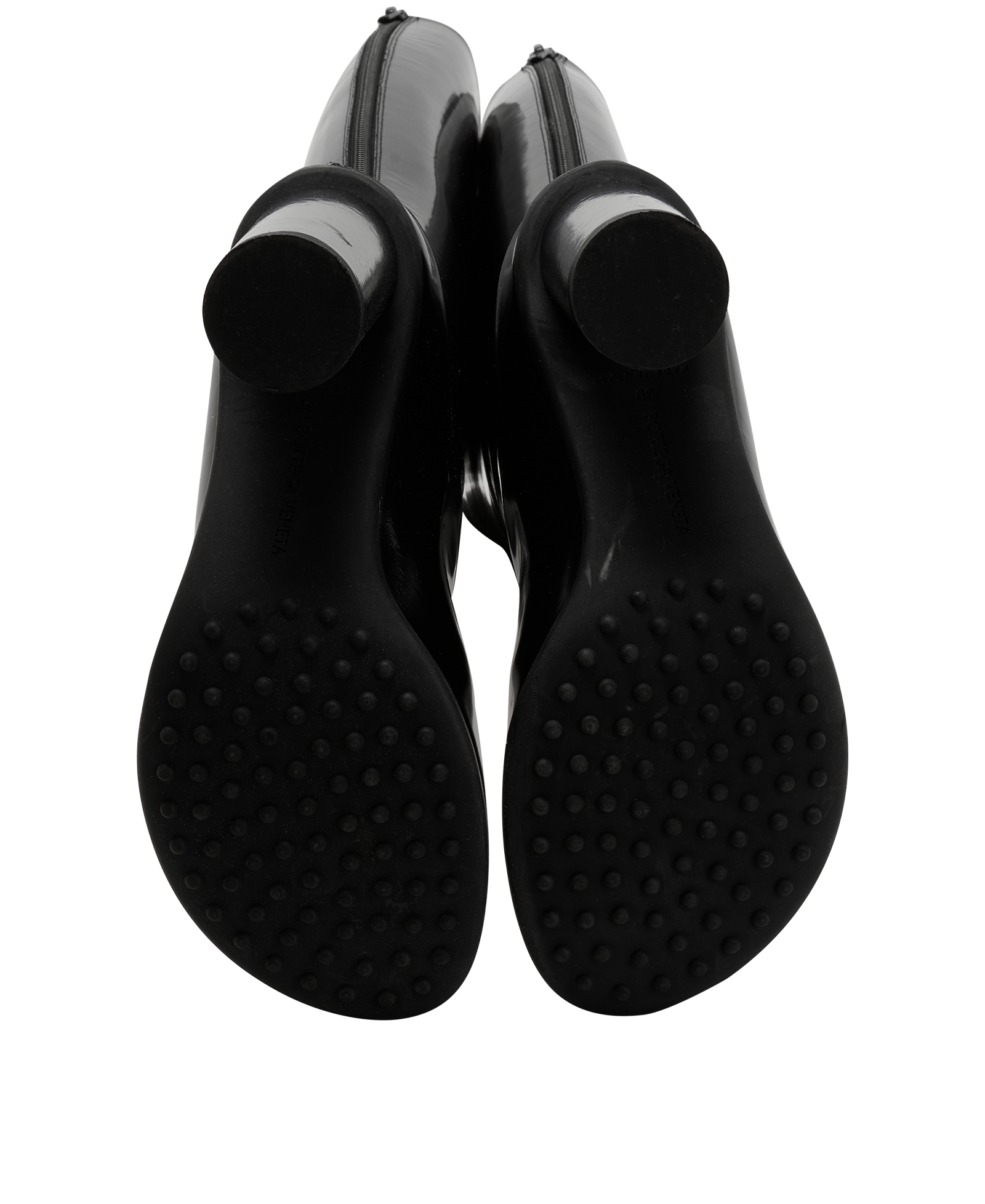 Bottega Veneta Atomic Boots, &pound;695, Shoes, Black, Leather, Top view