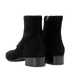 Gucci Web Detail Ankle Boots, &pound;350, Shoes, Black, Suede, Back view
