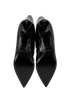 Saint Laurent Kitten Heels Ankle Boots, &pound;280, Shoes, Black, Leather, Top view