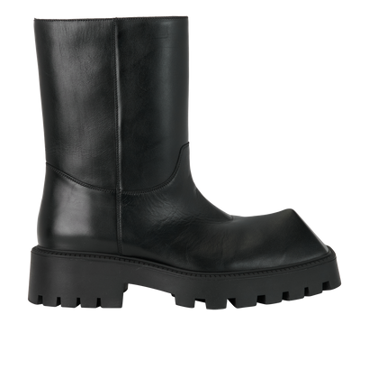 Balenciaga Rhino Chelsea Boots, &pound;350, Shoes, Black, Leather, Front view