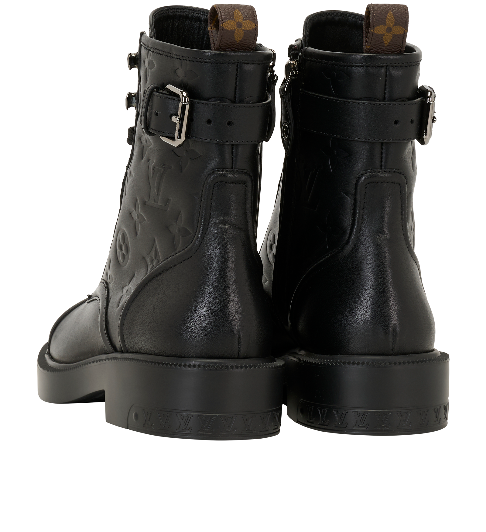 Louis Vuitton Citizen Ranger Boots, &pound;510, Shoes, Black, Leather, Back view