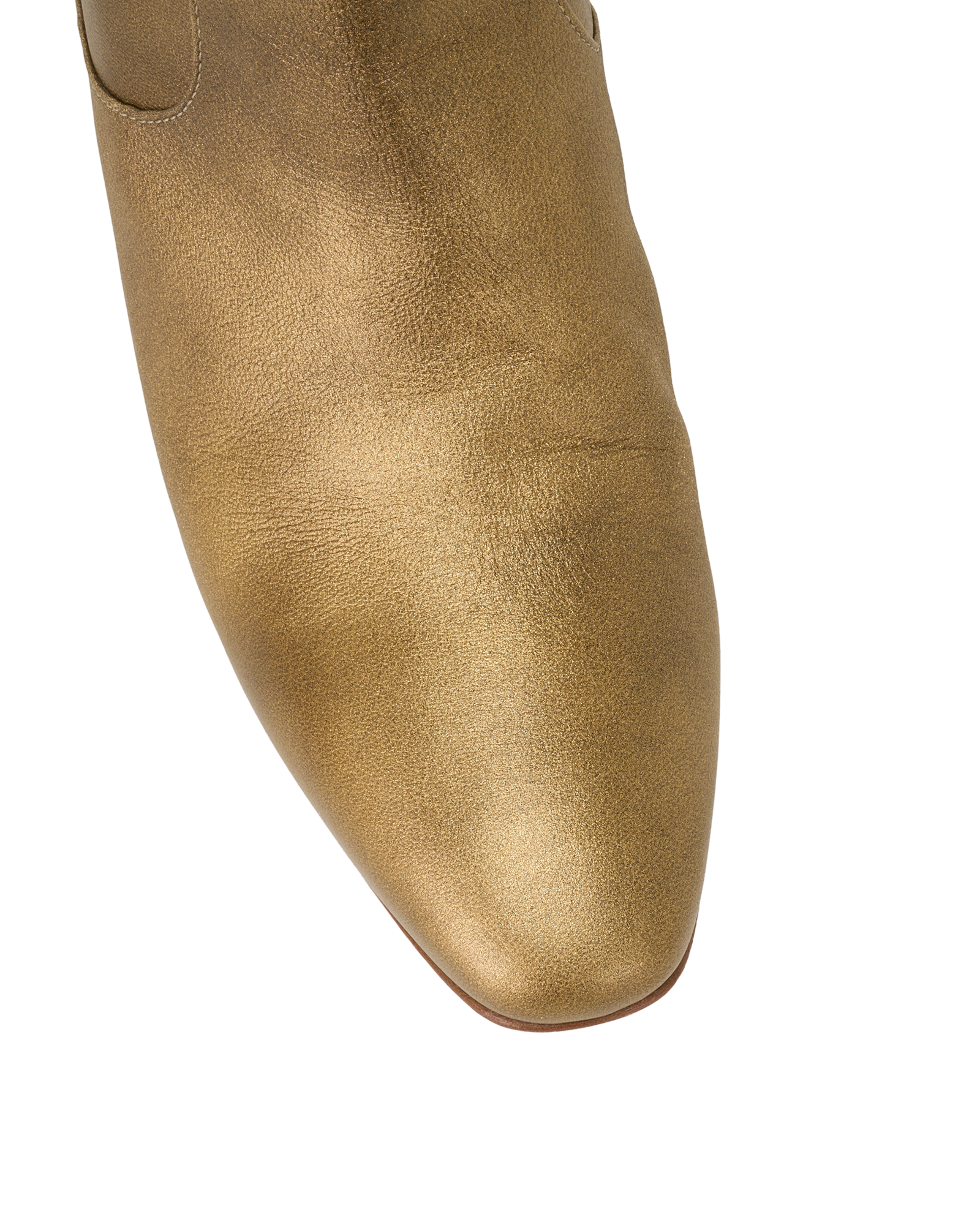 Chanel Shearling Trim Mid Boots, &pound;520, Shoes, Gold, Leather, Other view