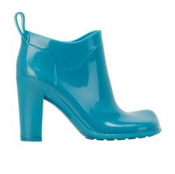 Bottega Veneta Shine Rain Boots, Rubber, Green, UK5, DB, 2*