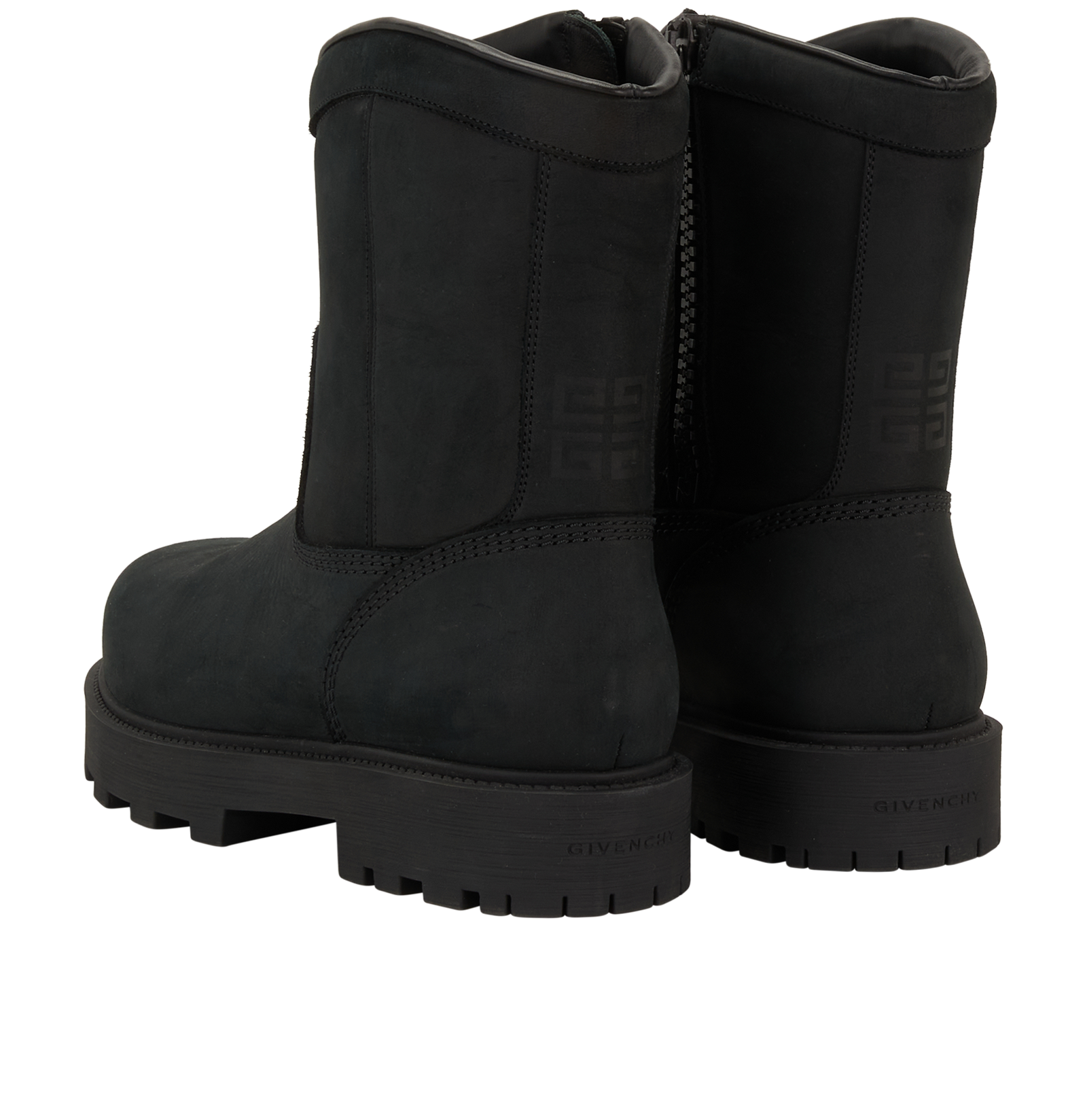 Givenchy Storm Zip Boots, &pound;450, Shoes, Black, Leather, Back view