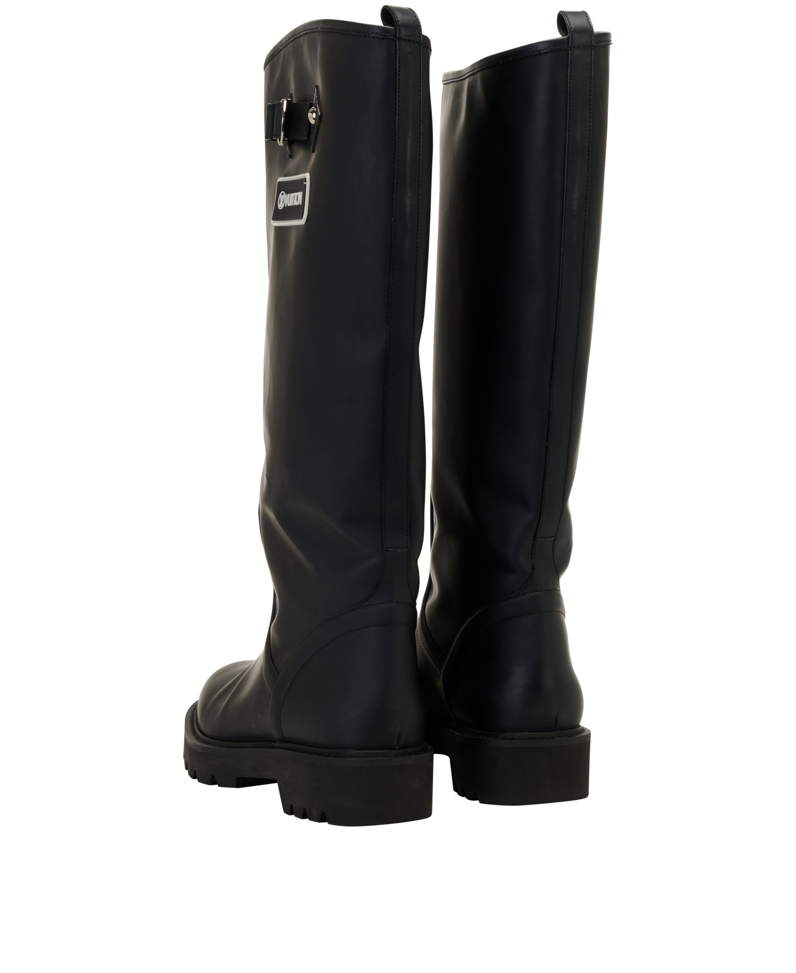 Louis Vuitton Wellies Logo, &pound;550, Shoes, Black, Rubber, Back view