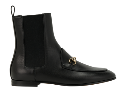 Gucci Jordaan Ankle Boots, &pound;550, Shoes, Black, Leather, Front view