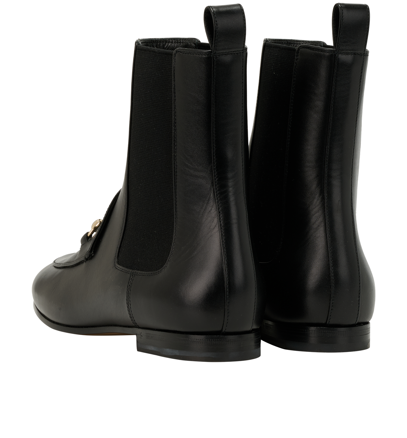 Gucci Jordaan Ankle Boots, &pound;550, Shoes, Black, Leather, Back view