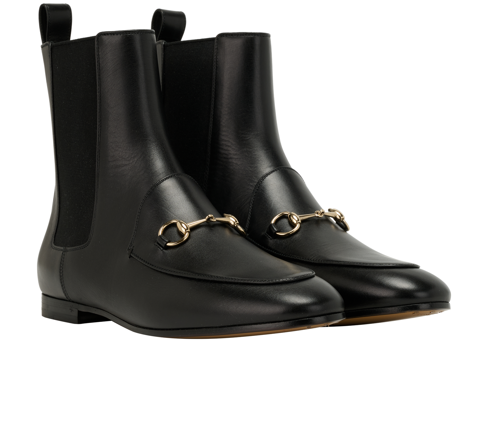 Gucci Jordaan Ankle Boots, &pound;550, Shoes, Black, Leather, Side view