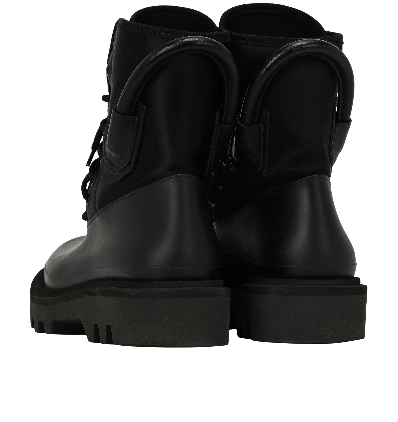 Givenchy Combat Rainboots, &pound;395, Shoes, Black, Nylon/Rubber, Back view