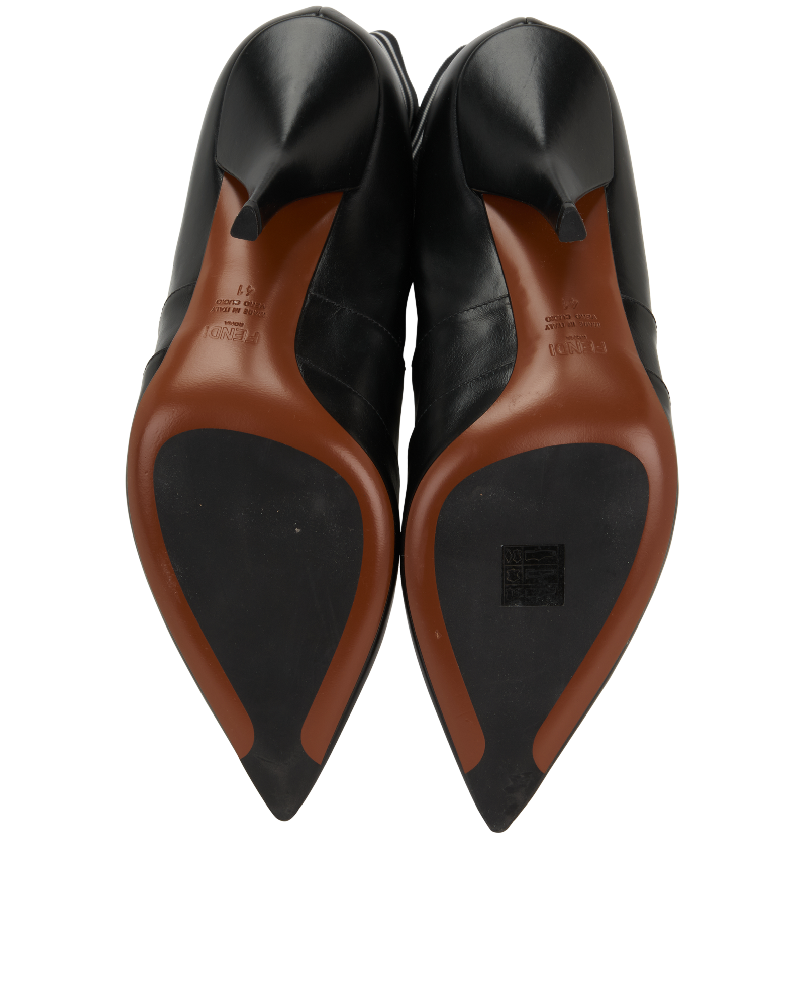 Fendi Sock Boots, &pound;295, Shoes, Black, Leather, Top view