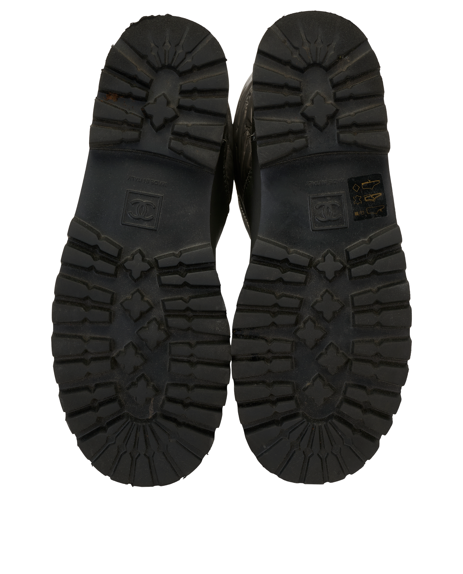 Chanel Coco Cocoon Biker Boots, &pound;450, Shoes, Grey, Leather, Top view