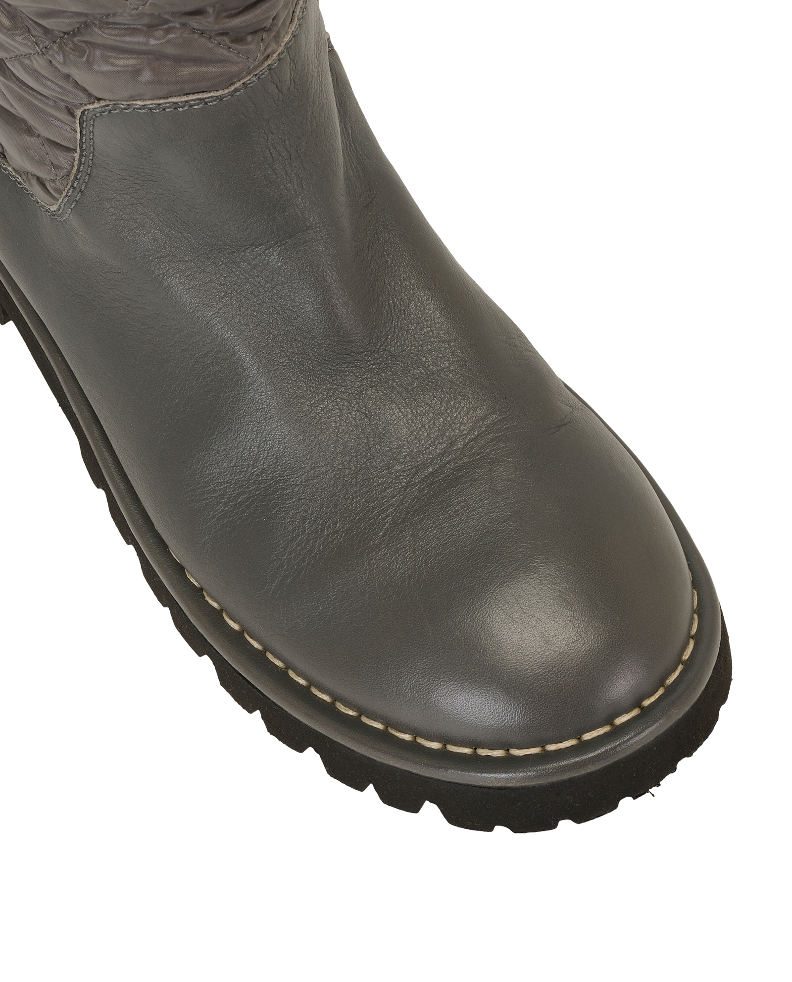 Chanel Coco Cocoon Biker Boots, &pound;450, Shoes, Grey, Leather, Other view