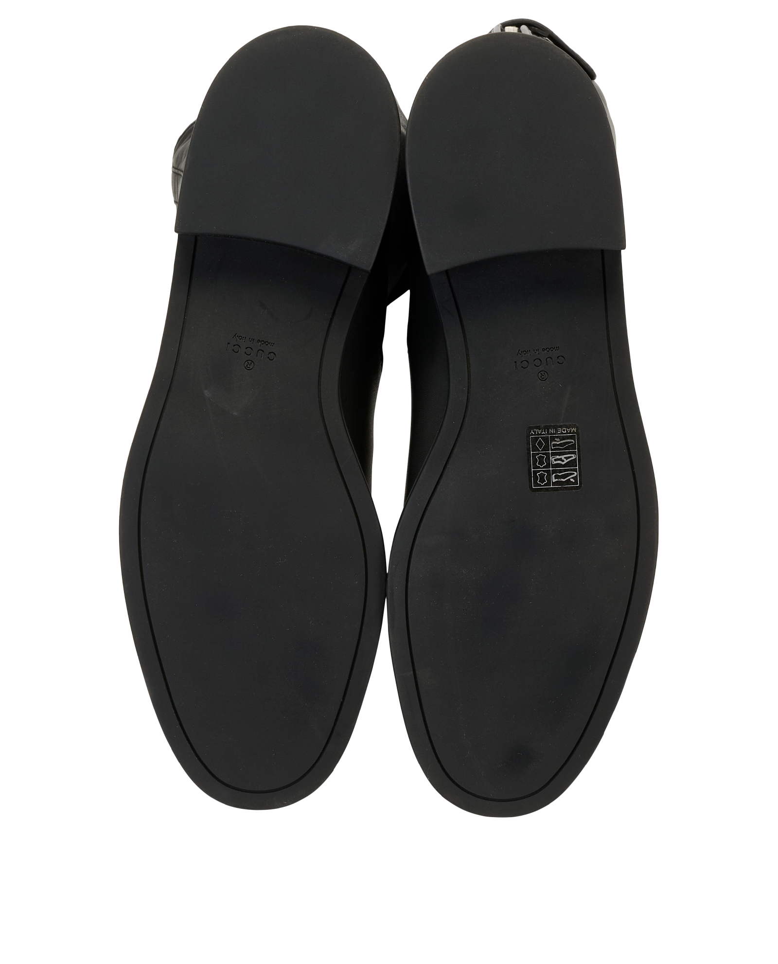 Gucci Knee High Boots, &pound;330, Shoes, Black, Leather, Top view