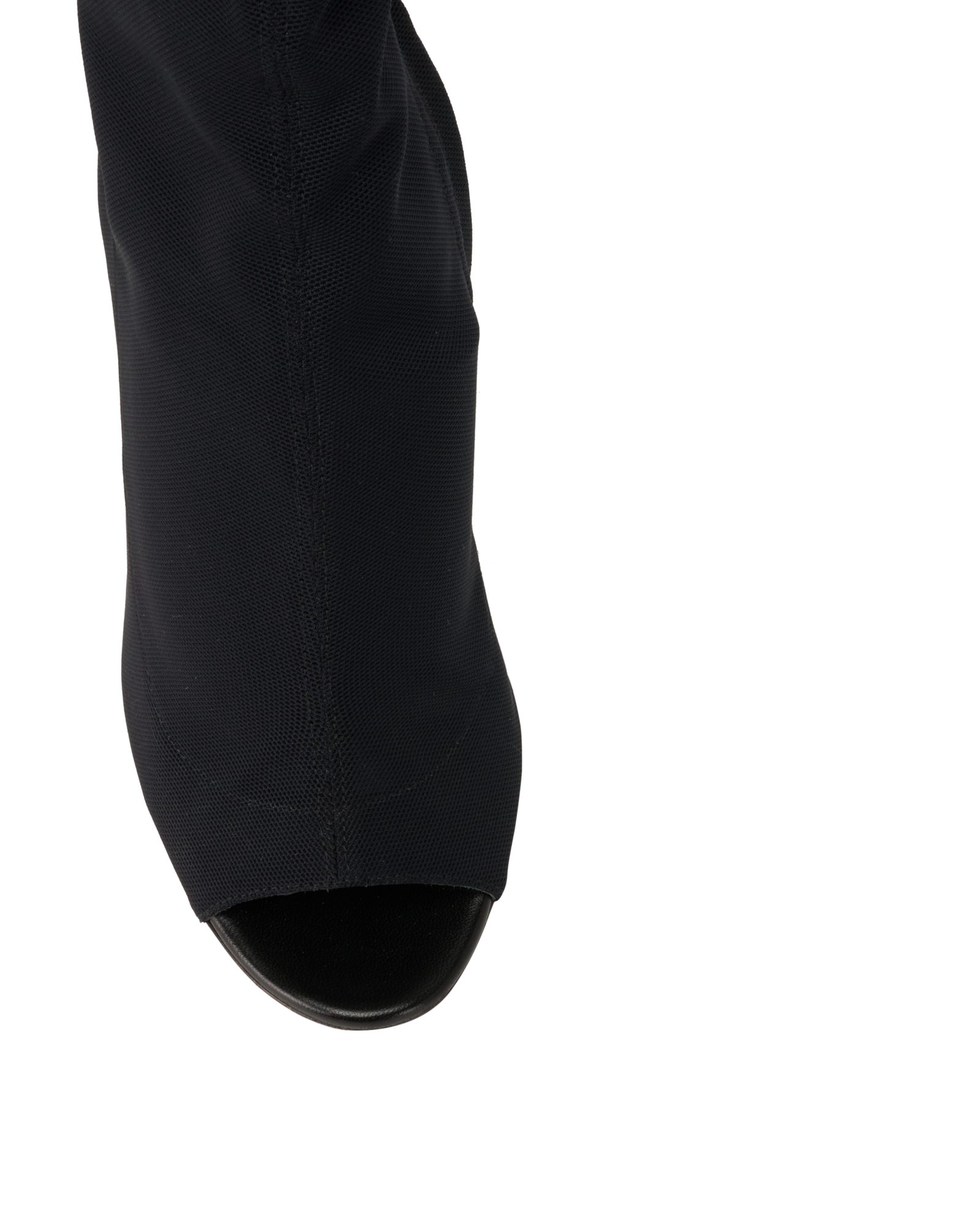 Jimmy Choo Desai 100 Boots, &pound;280, Shoes, Black, Leather/Mesh, Other view