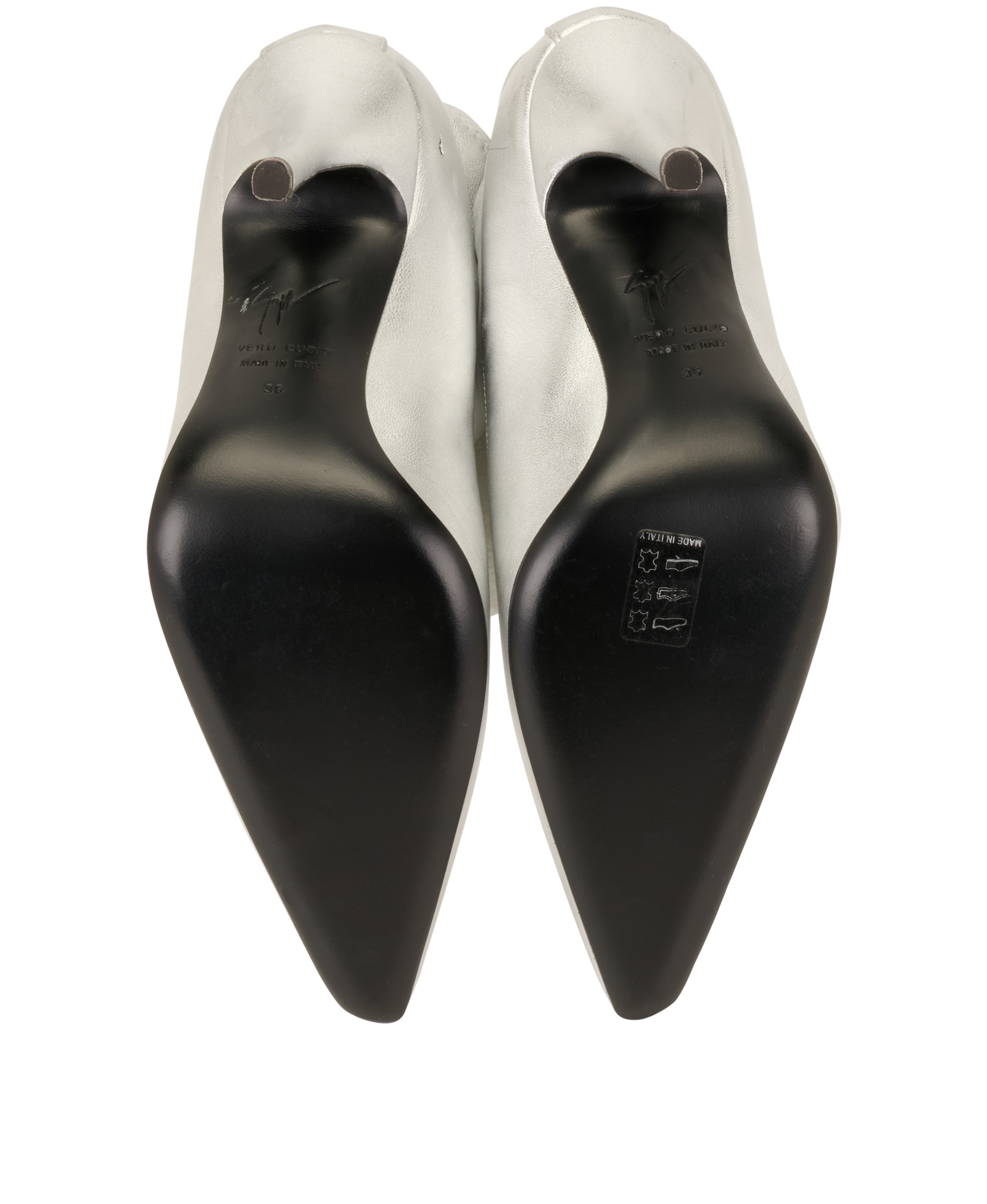 Giuseppe Zanotti Ankle Boots, &pound;180, Shoes, Silver, Leather, Top view