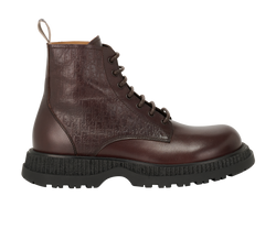 Christian Dior Buffalo Ankle Boots, Mens,Leather, Brown, UK10, B/DB, 4*