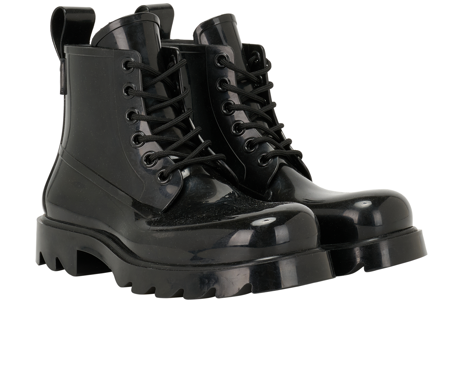 Bottega Veneta Stride Rain Boots, &pound;150, Shoes, Black, Rubber, Side view