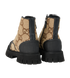 Gucci GG Combat Boots, &pound;395, Shoes, Beige/Black, Canvas, Back view