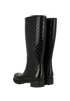 Louis Vuitton Monogram Splash Rainboots, &pound;295, Shoes, Black, Rubber, Back view