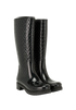 Louis Vuitton Monogram Splash Rainboots, &pound;295, Shoes, Black, Rubber, Side view