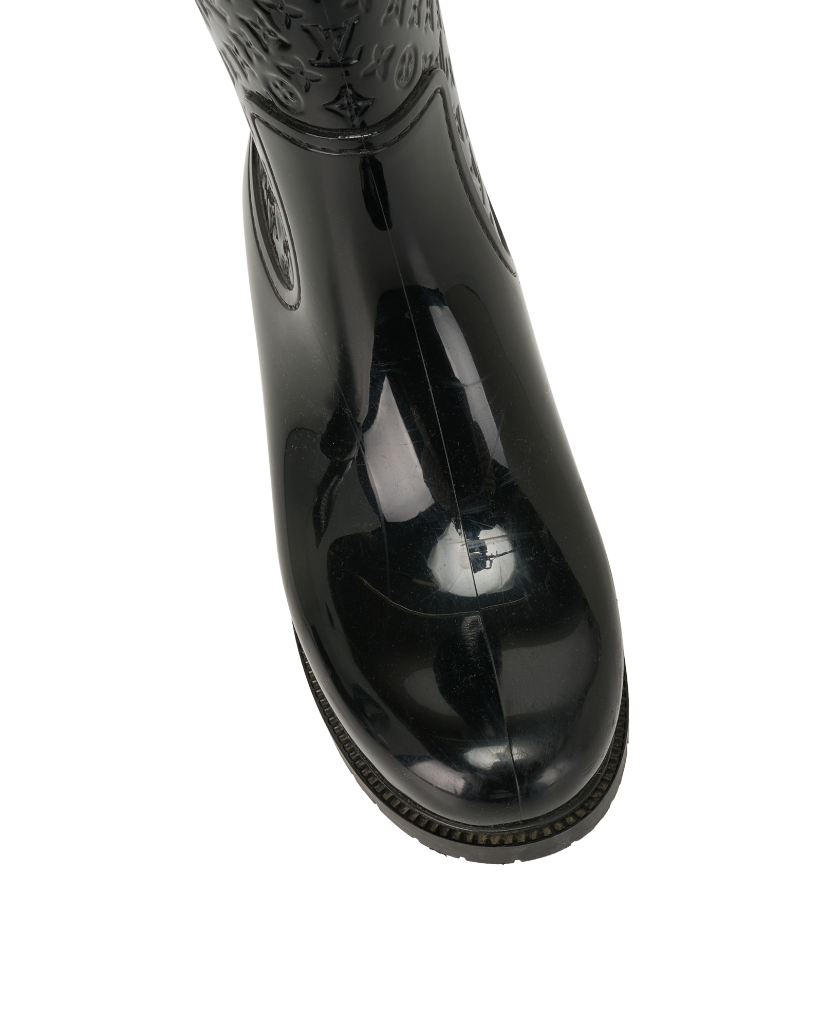 Louis Vuitton Monogram Splash Rainboots, &pound;295, Shoes, Black, Rubber, Other view