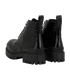 Balenciaga Embossed Strike Lace Up Boots, &pound;295, Shoes, Black, Leather, Back view