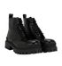 Balenciaga Embossed Strike Lace Up Boots, &pound;295, Shoes, Black, Leather, Side view