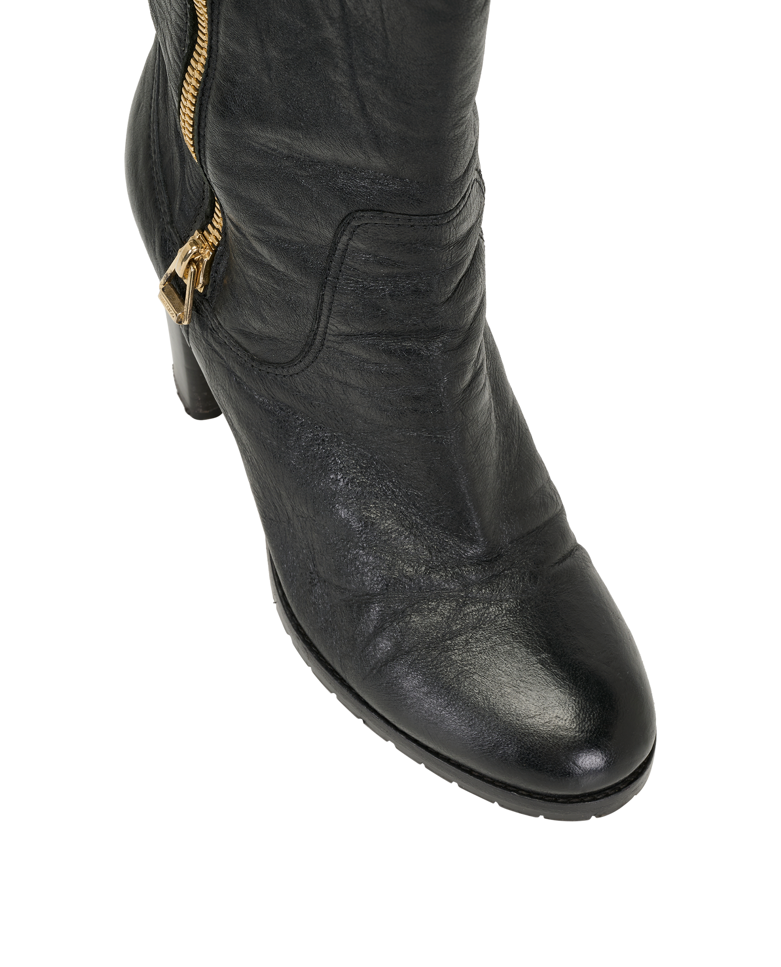 Jimmy Choo 144 Dawson Biker Boots, &pound;195, Shoes, Black, Leather, Other view