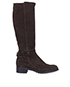 Tod's Buckle Knee High Boots, front view