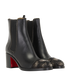 Christian Louboutin Otaboo Boots, &pound;450, Shoes, Black, Leather, Side view