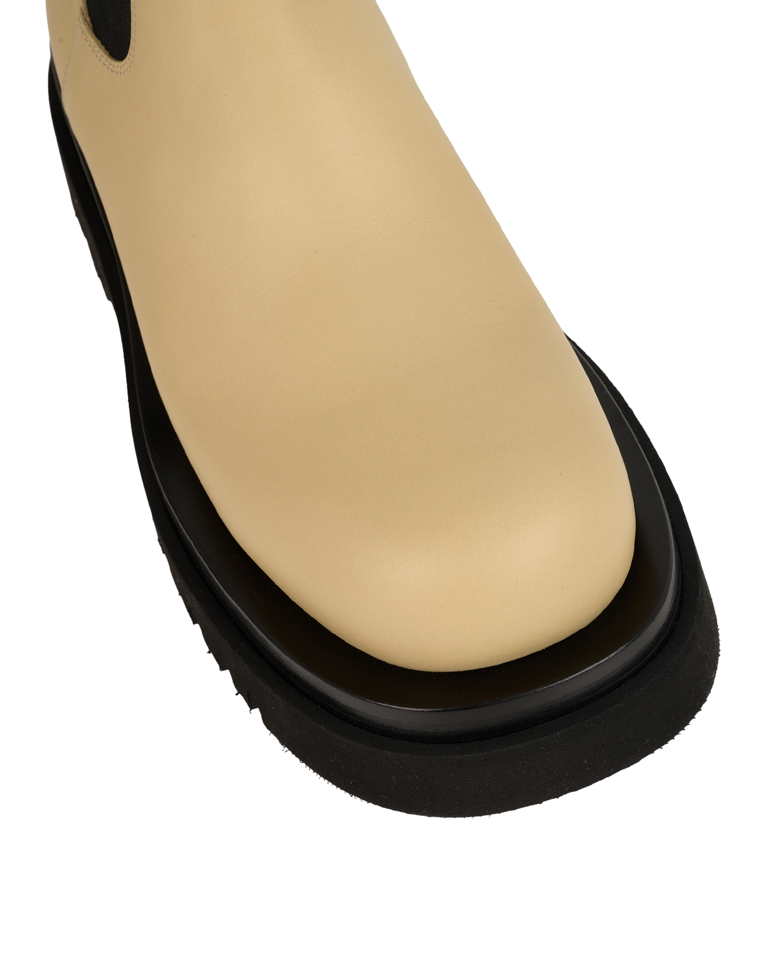 Bottega Veneta Lug Boots, &pound;250, Shoes, Beige/Black, Leather, Other view