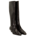 Toteme Croc Embossed Boots, &pound;375, Shoes, Brown, Croc Embossed/Leather, Side view