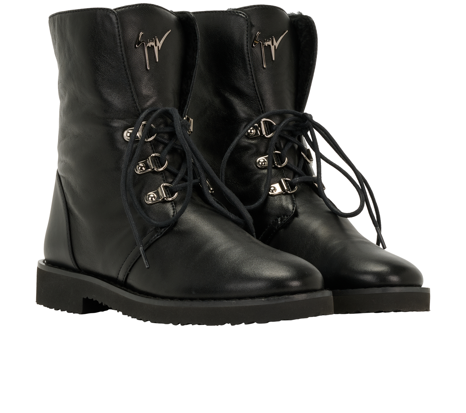 Giuseppe Zanotti Look 20, &pound;130, Shoes, Black, Leather, Side view