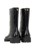 Louis Vuitton Drop Flat Half Rain Boots, &pound;275, Shoes, Black, Back view