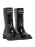 Louis Vuitton Drop Flat Half Rain Boots, &pound;275, Shoes, Black, Side view