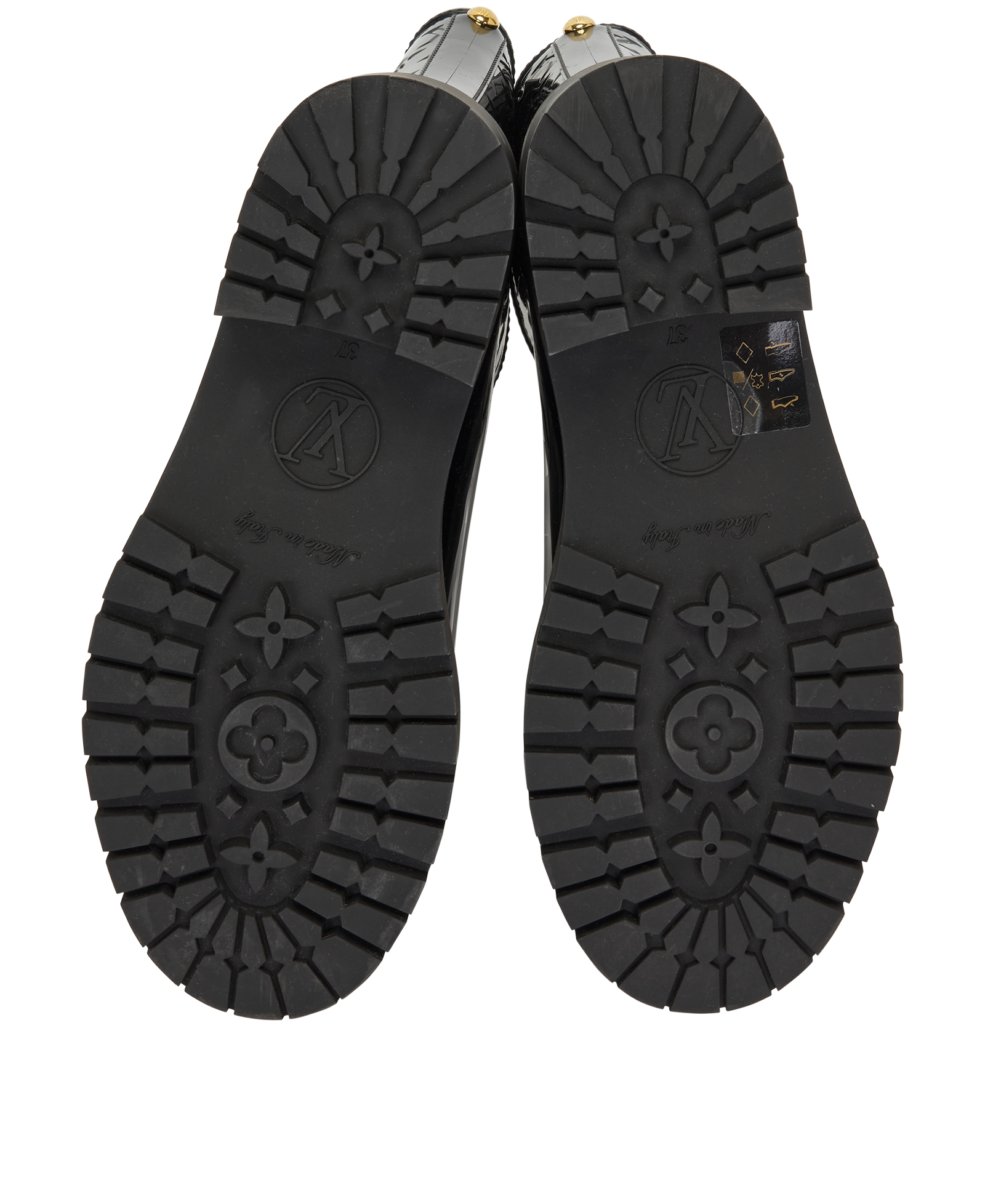 Louis Vuitton Drop Flat Half Rain Boots, &pound;275, Shoes, Black, Top view