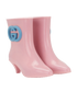 Gucci GG Ankle Boots, &pound;230, Shoes, Pink, Rubber, Side view