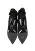 Saint Laurent Bow Ankle Boots, £290, Shoes, Black, Suede, Top view